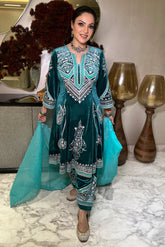 Velvet Embroidered Suit